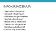 Infokirjaoskus #6