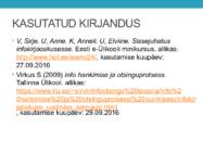 Infokirjaoskus #9
