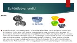 Köögiseadmed ja töövahendid #17