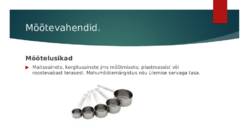 Köögiseadmed ja töövahendid #3