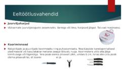 Köögiseadmed ja töövahendid #7