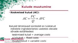 Kulude mõiste - liigitamine-arvestamine #12