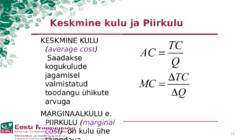 Kulude mõiste - liigitamine-arvestamine #15