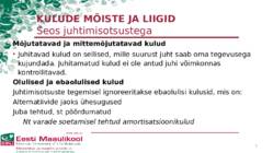 Kulude mõiste - liigitamine-arvestamine #7