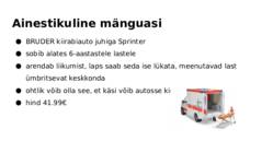 Mänguasjapoe esitlus #2