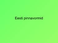 Eesti pinnavormid