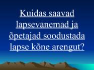 Kõne areng #11