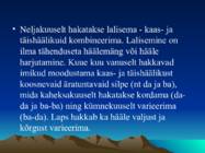 Kõne areng #6