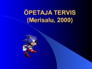 Õpetaja tervis