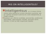Intelligentsus #2