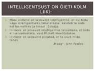 Intelligentsus #3