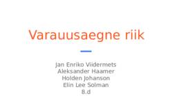 Varauusagene riik