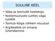 Eesti keele allkeeled #6