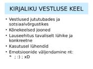 Eesti keele allkeeled #9