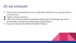 Brasiilia 20-sajandi lõpul ja 21-sajandi algul #4