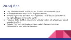 Brasiilia 20-sajandi lõpul ja 21-sajandi algul #6