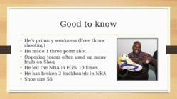 Shaquille Rashaun O’Neal #7