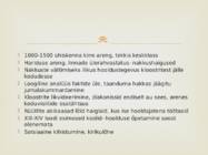 Ülevaade õenduse ajaloost #23