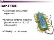 Bakterid ja bakterhaigused #2