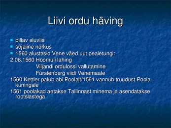 Liivi sõda #10