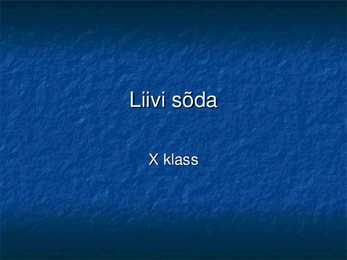 Liivi sõda