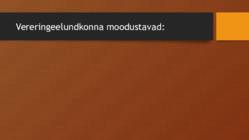 VERESOONED JA VERERINGE #2