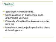 Ajaloo arutluse kirjutamine #8