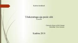 Tõukerattaga aja peale sõit