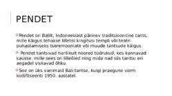 Jaava ning bali saarte muusika #12
