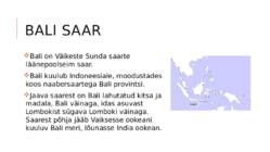 Jaava ning bali saarte muusika #3
