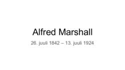 Alfred Marshall