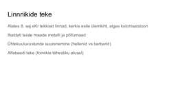 Üldajalugu - Vana-Kreeka #18