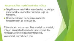 Matemaatiline modelleerimine inseneridele #6