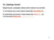 MAJANDUSE PÕHIPROBLEEMID-TURUMEHHANISM #26