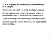 MAJANDUSE PÕHIPROBLEEMID-TURUMEHHANISM #27