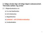 MAJANDUSE PÕHIPROBLEEMID-TURUMEHHANISM #5