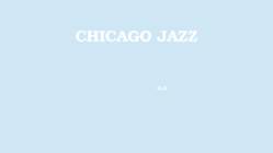 CHICAGO JAZZ