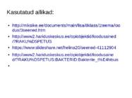 Seened ja bakterid #9