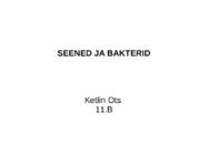 Seened ja bakterid