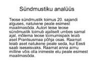 Remarque - Taeval ei ole soosikuid #8