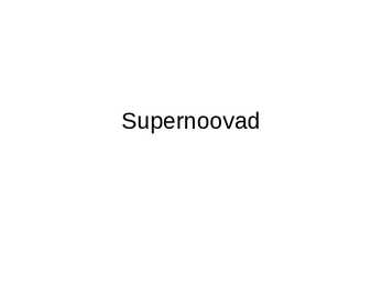 Supernoova