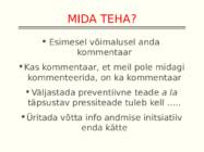 Käitumine meedias ja sotsiaalmeedias #11