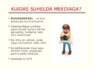 Käitumine meedias ja sotsiaalmeedias #9