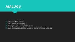 RAIL BALTICA ARENGUTEE JA MAJANDUSLIK TASUVUS - Joseph Saliste #2