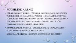 Lapseea perioodid - Keskmine kooliiga 12-15a #3