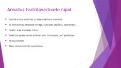 Teatrilavastuse arvustus #5