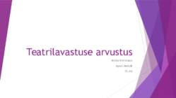 Teatrilavastuse arvustus