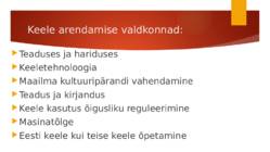 Keeleökoloogia ja eesti keele areng #4