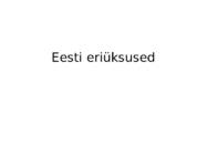 Eesti eriüksused