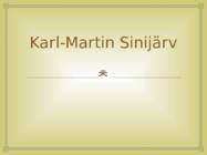 Karl-Martin Sinijärv